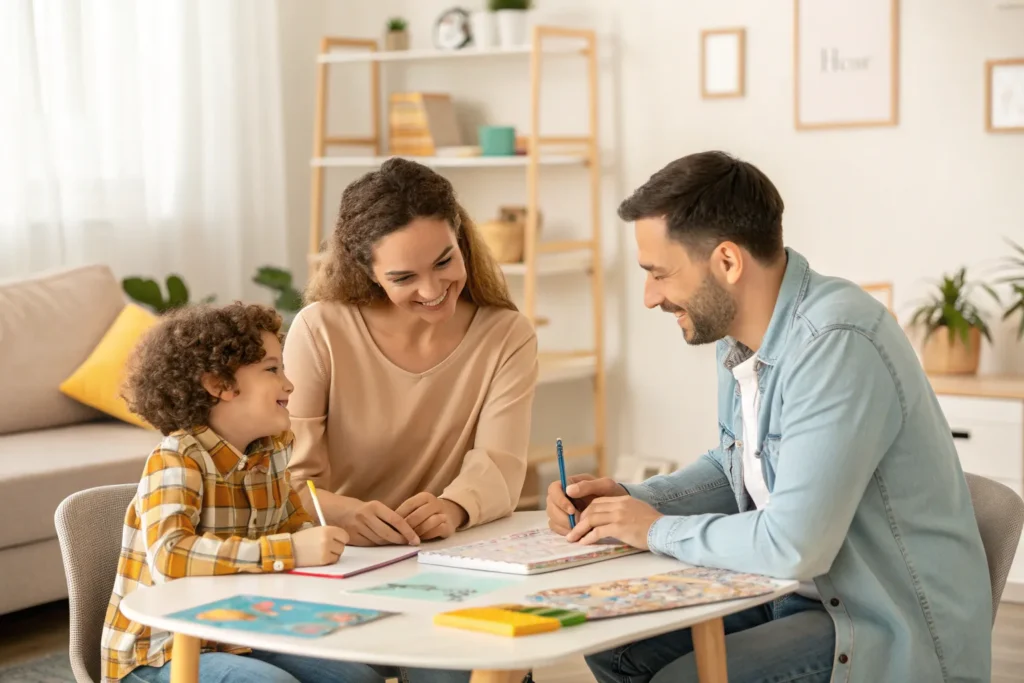 نقش والدین در موفقیت جلسات گفتاردرمانی کودک